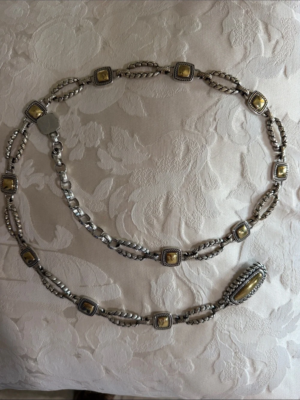 Brighton Gold and Silver Link Waist Chain Belt - Women's Jewelry